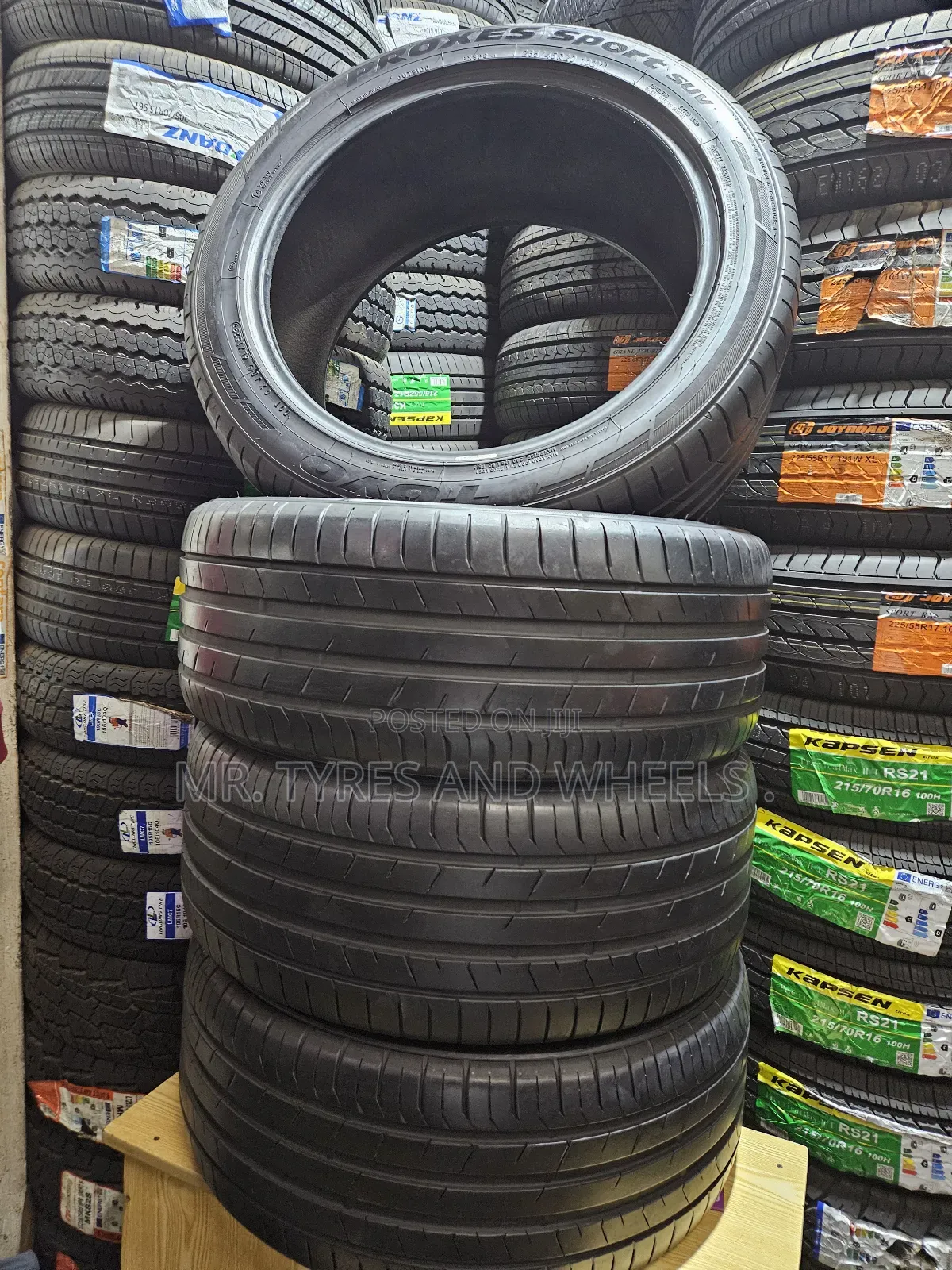 Its 265 45 R20 Direct 4rm Japan Toyo Tires When It Comes to Gd Tires.