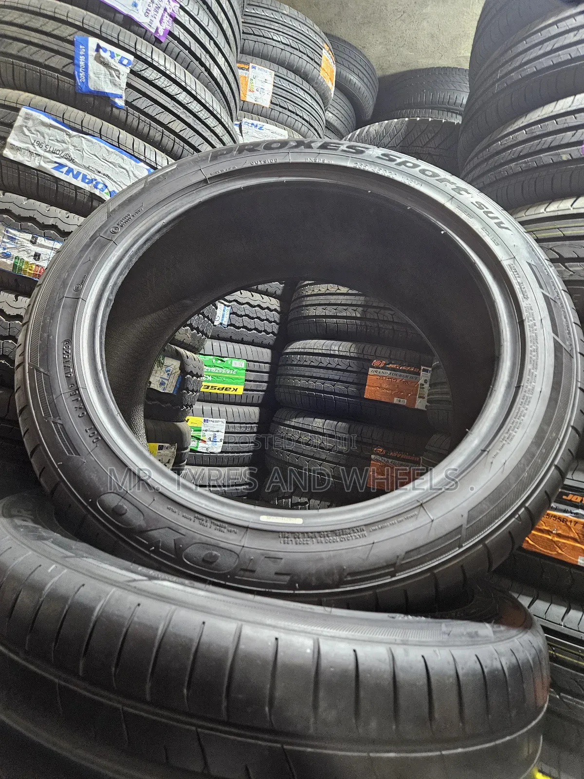 Its 265 45 R20 Direct 4rm Japan Toyo Tires When It Comes to Gd Tires.