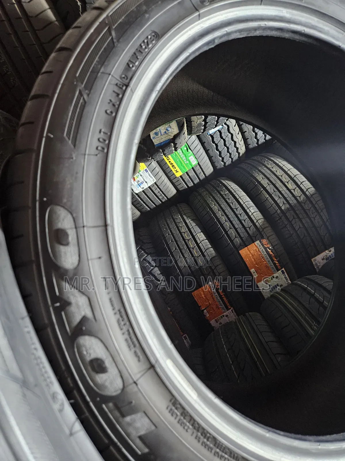 Its 265 45 R20 Direct 4rm Japan Toyo Tires When It Comes to Gd Tires.