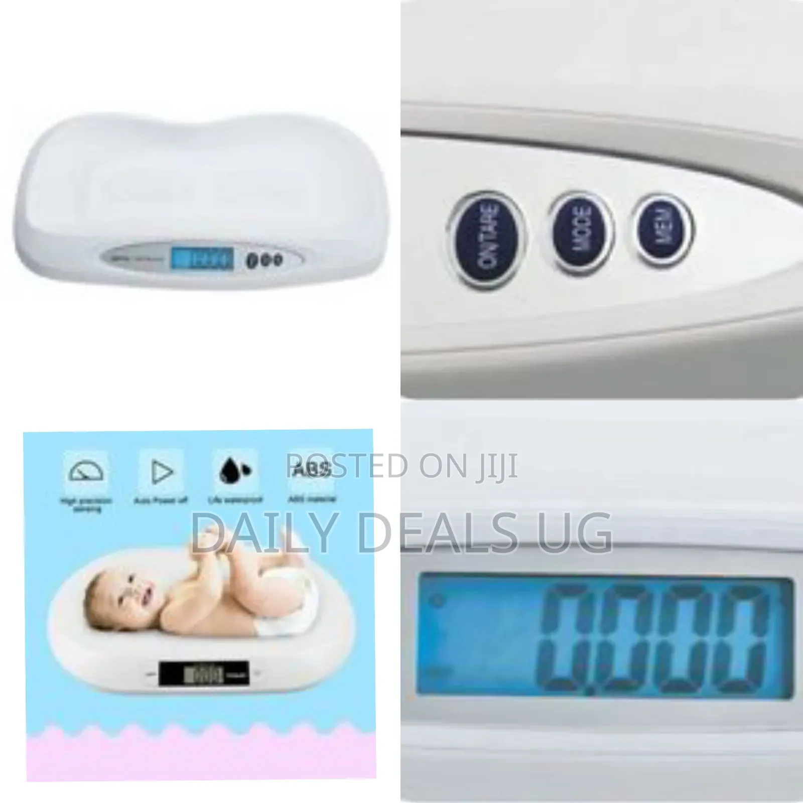 Electronic Baby Weighing Scale Ebst-20, White
