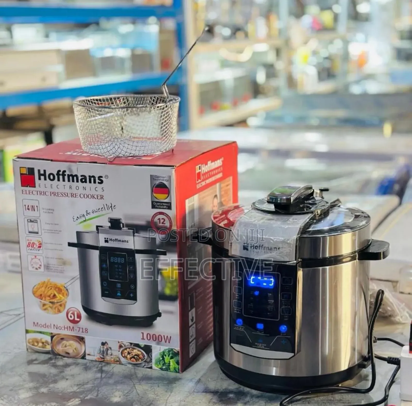 Hoffmans Hm-718 6l Electric Pressure Cooker