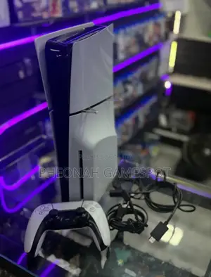 Sony Playstation 5 Slim With 1 Year Warranty, 1tb Storage, 2 Games