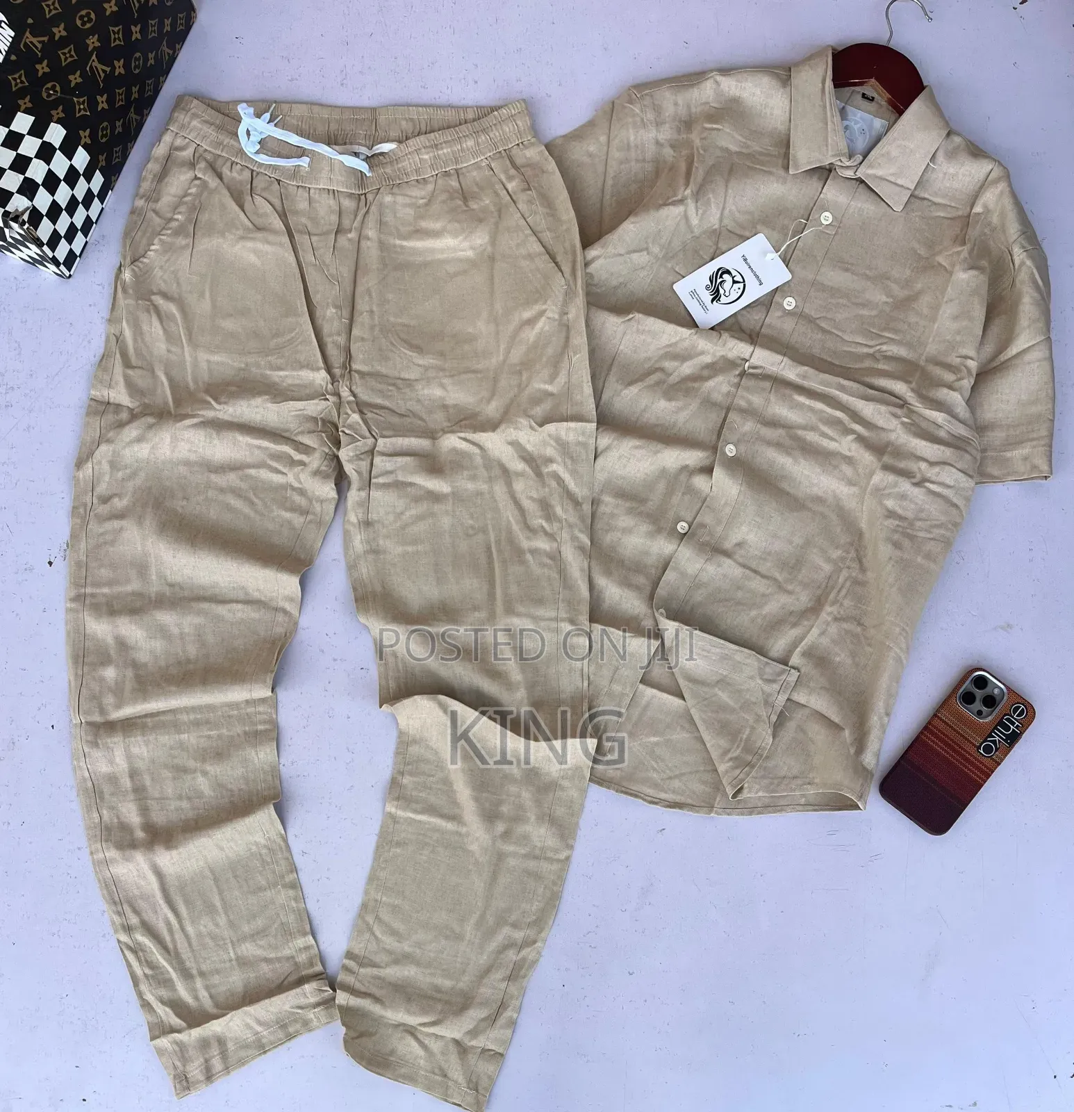 Diplomatic Linen Full Suit Set.