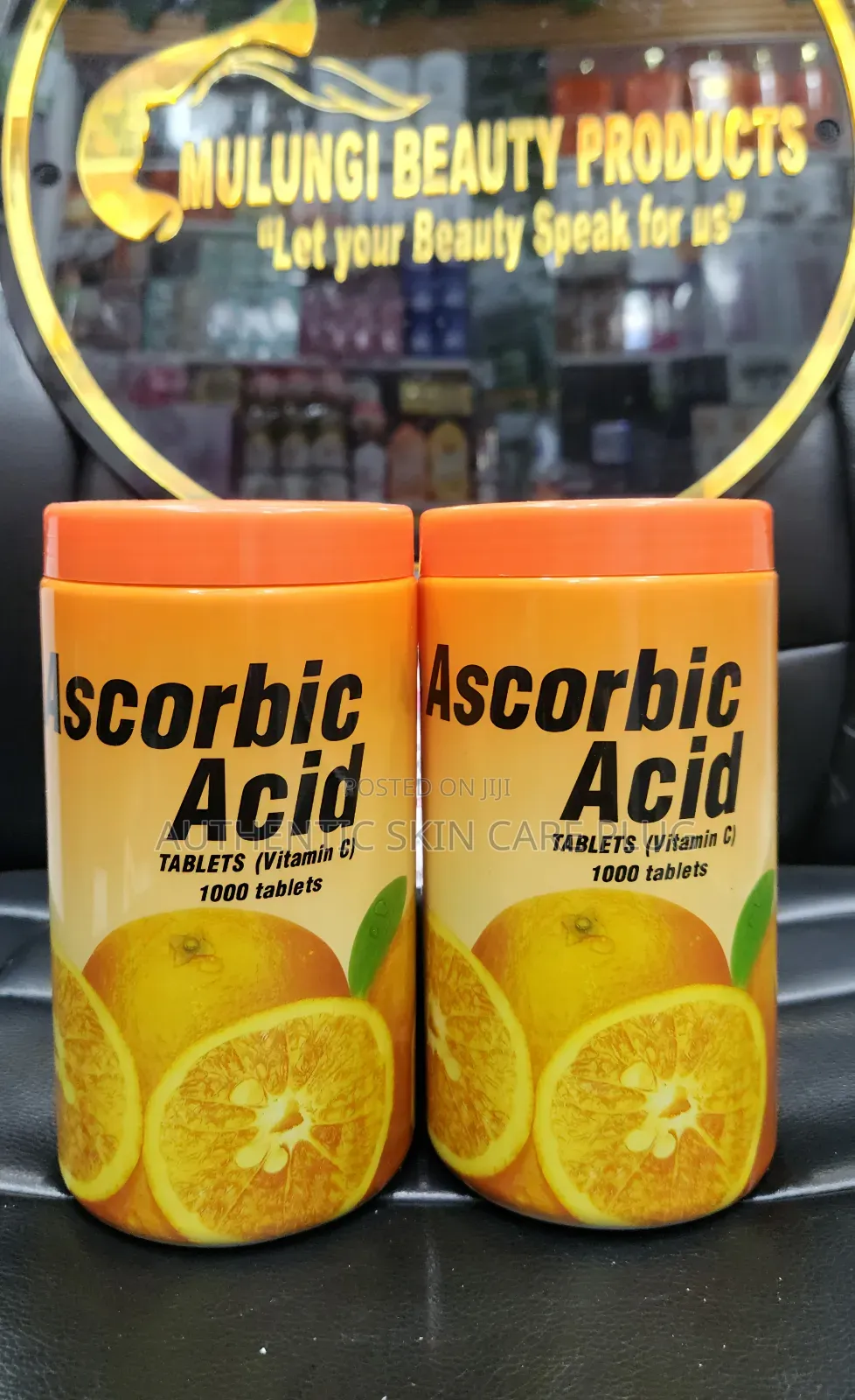 Skin Brightening Ascorbic Acid Vitamin C Orange 50mg 1000 Tablets