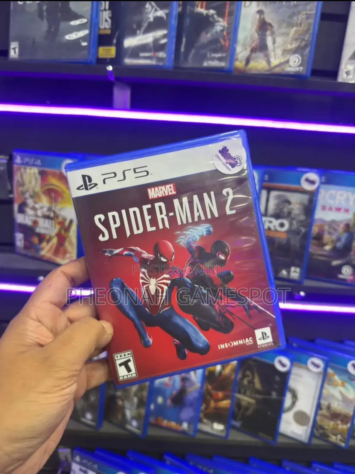 Spiderman 2 Game Cd for Ps5. Web-Sling Your Way to the Checkout