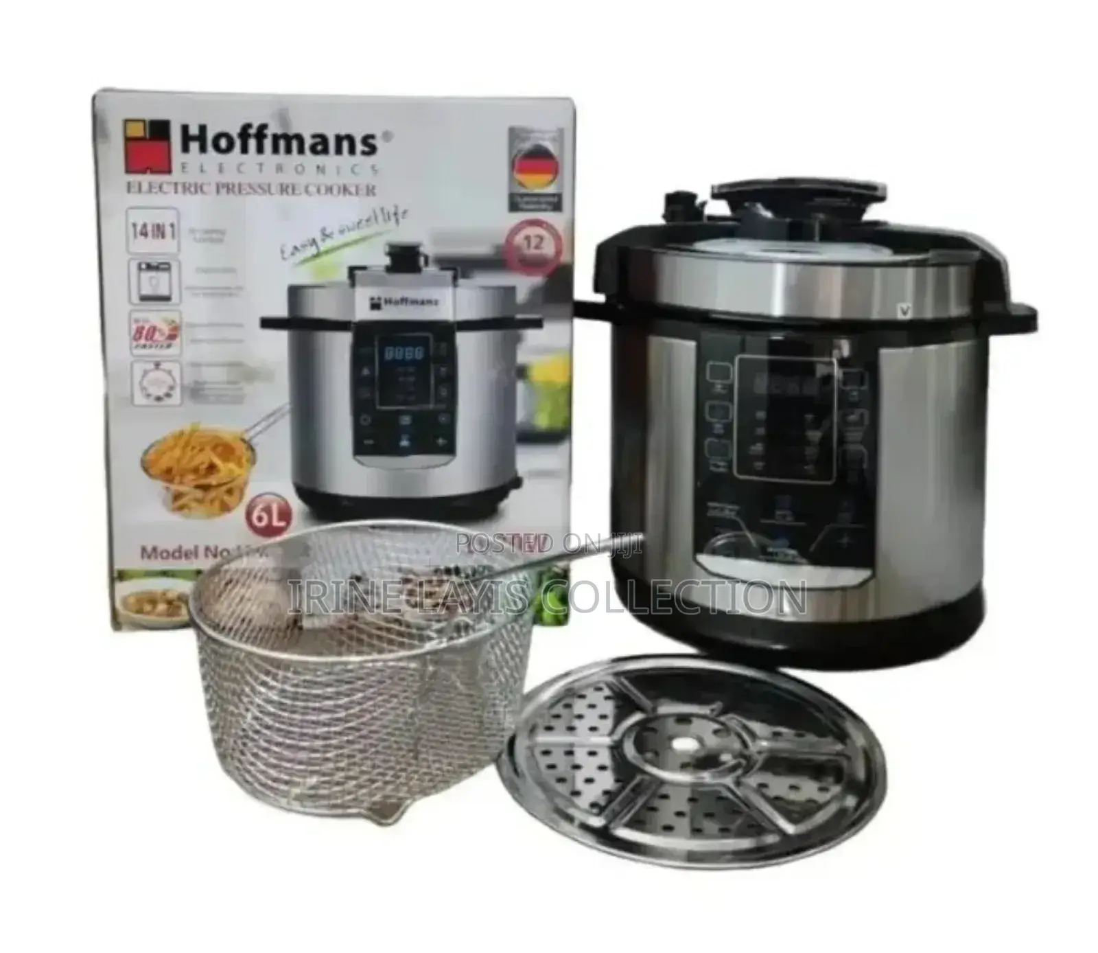 6l Hoffman Electric Pressure Cooker With Steamer