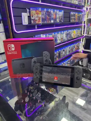 Nitendo Switch Hand Held Console. The Console That Goes Where You Do.