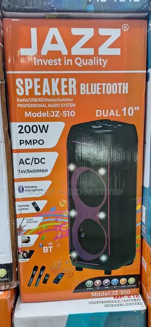 Jazz Rechargeable Speaker Dual 10