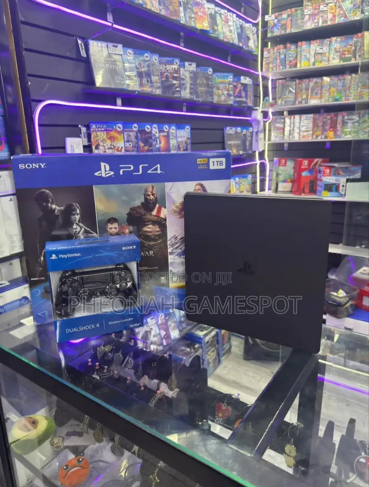 Used Ps4 Slim Console for Sale - Ready to Play. Comes With Free Games