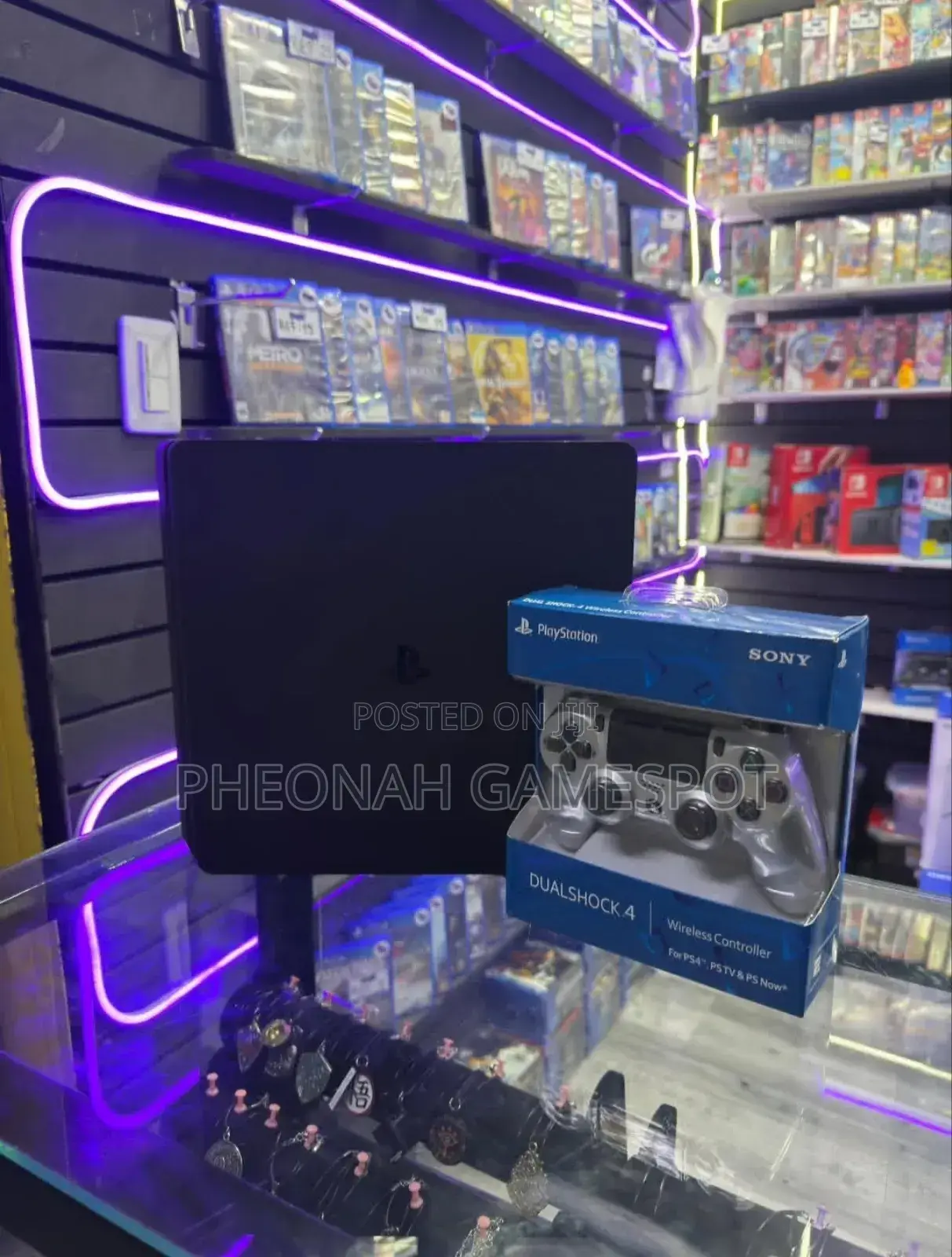 Ps4 Slim Playstation 4 Slim Ready for Action Nice Condition Free Games