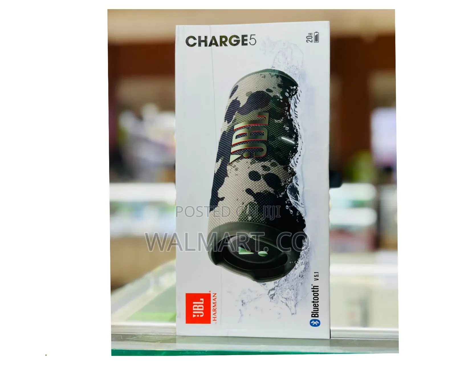 JBL Camouflage Charge 5 Portable Bluetooth Speaker