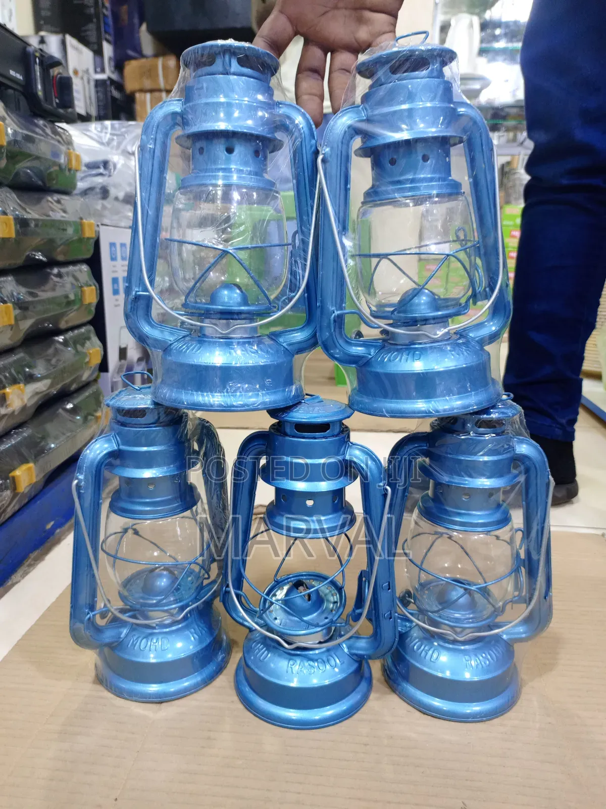 Small Size Kerosen Lamp /Blue Kerosene Lanterns