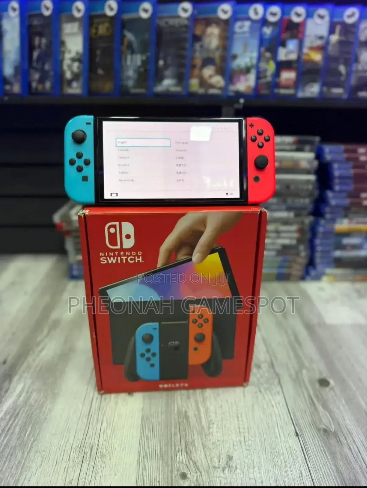 Used Nitendo Switch With a Box