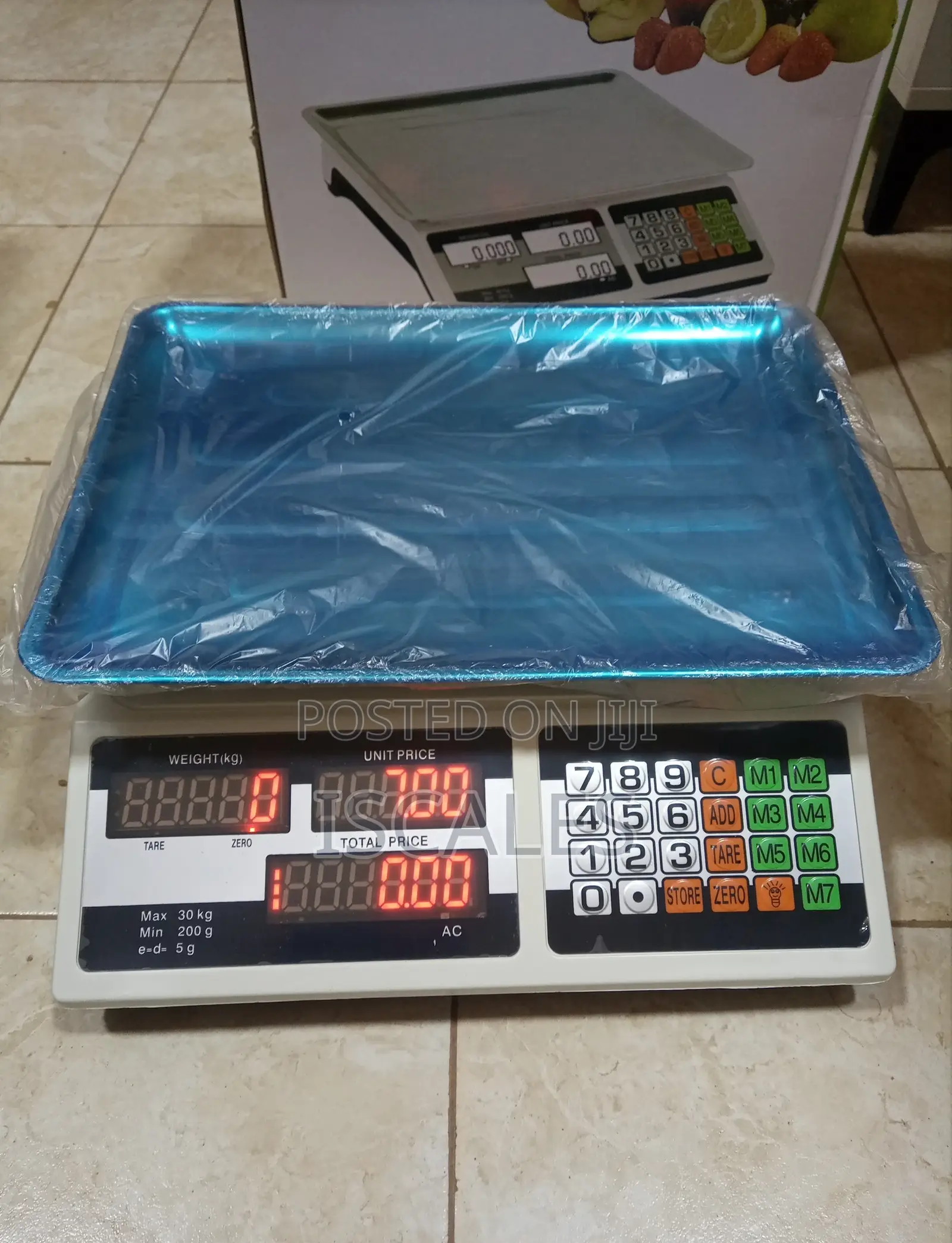 Digital Weighing Scale 30kg Weigh Dual Display Digital Weighing Scale