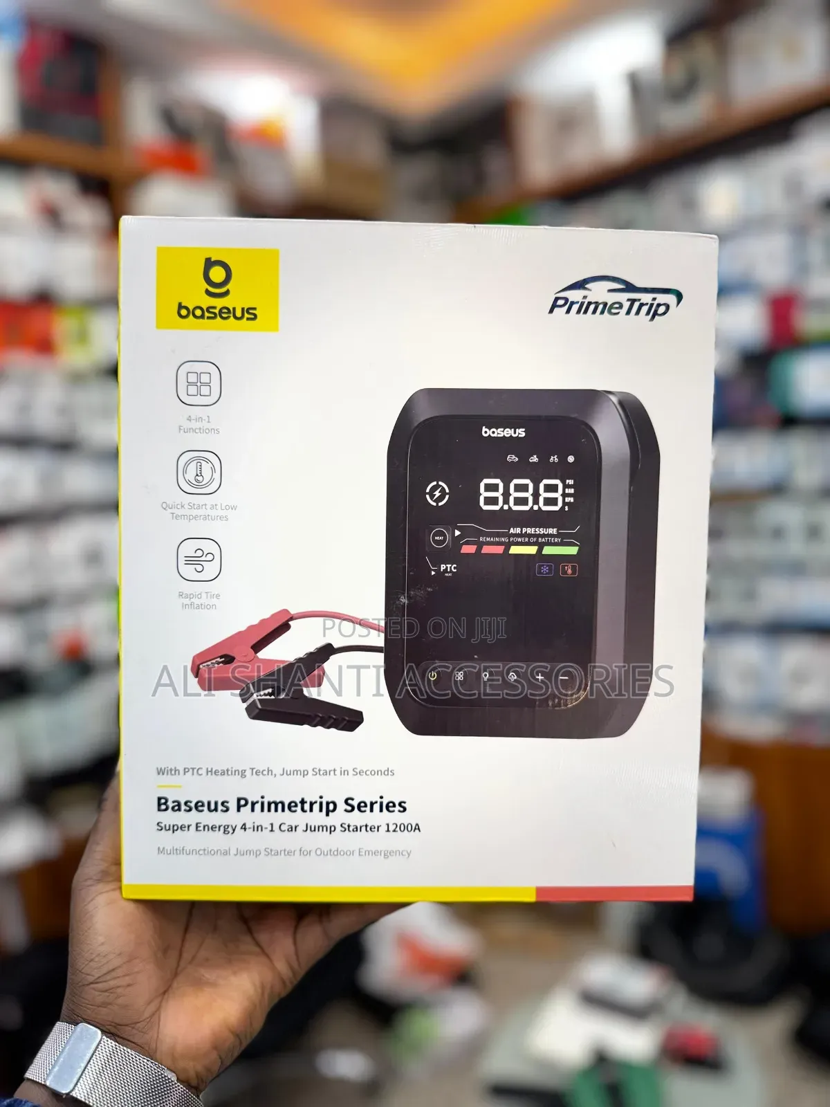 Baseus Prime Trip Car Jump Starter and Air Compressor With Power Bank