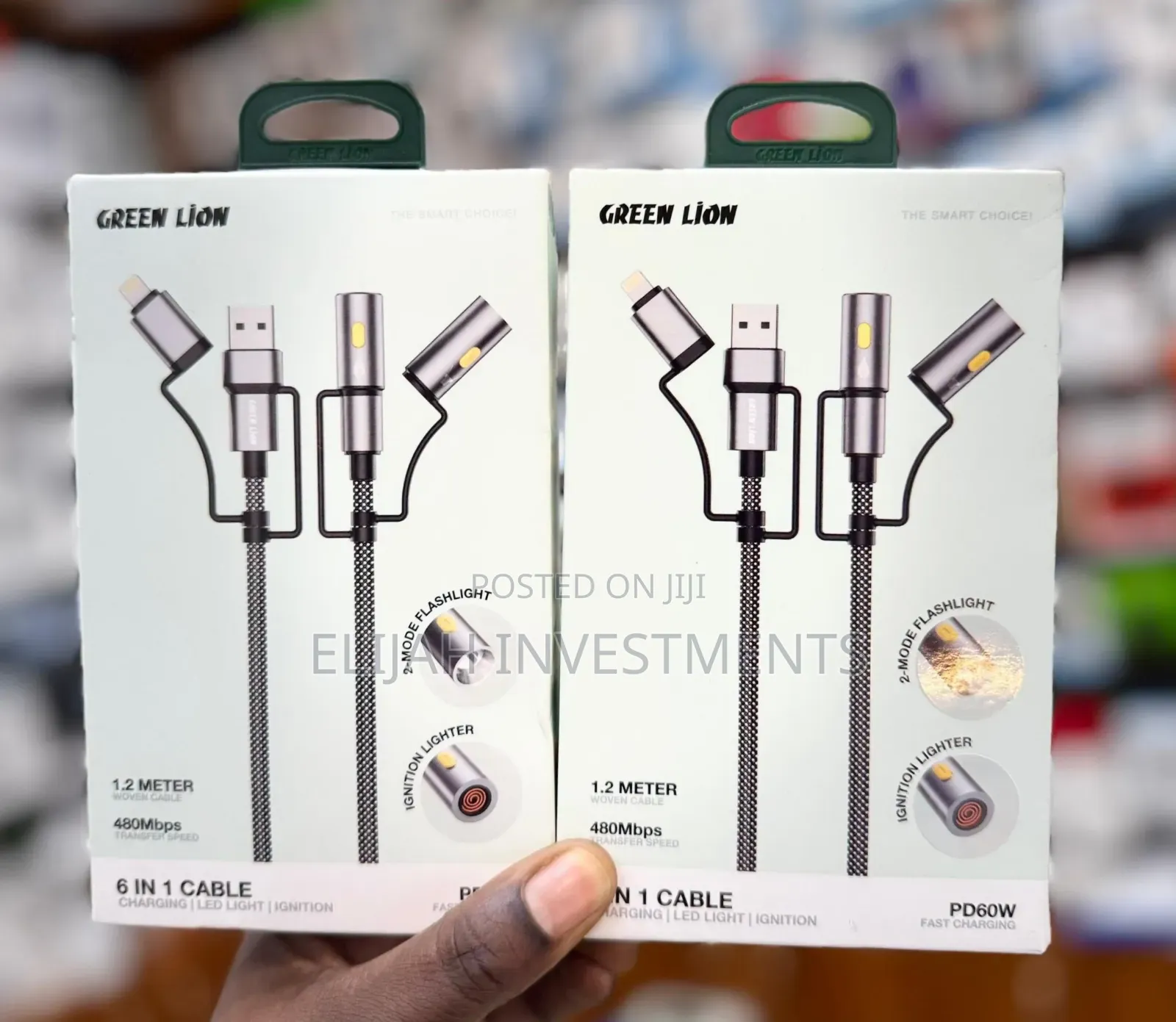 Green Lion 6 in 1 Cable Pd60w
