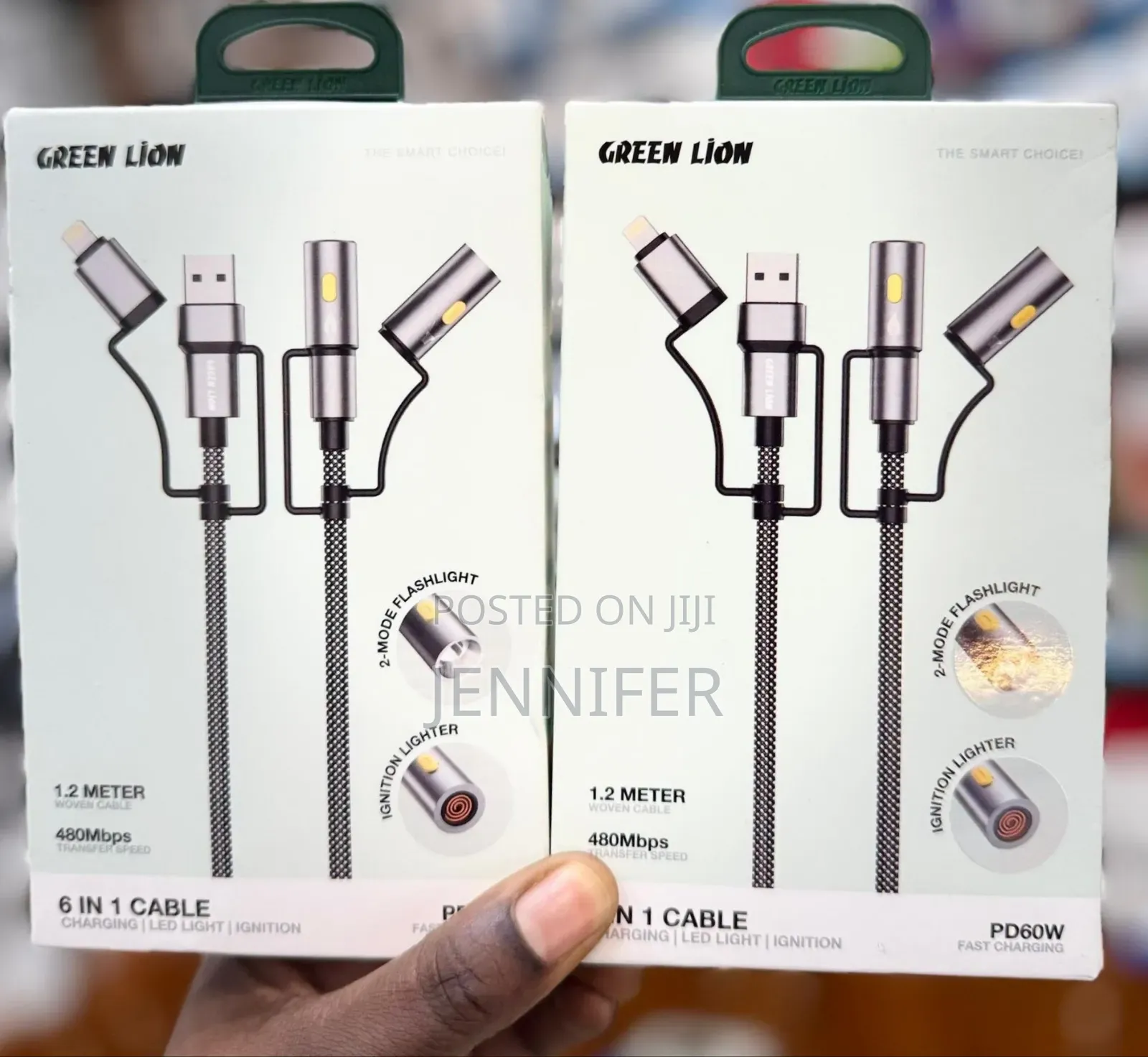 Green Lion 6 in 1 Cable Pd60w