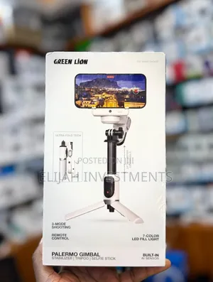 Green Lion Palermo Gimbal,Stabilizer, Tripod and Selfie Stick