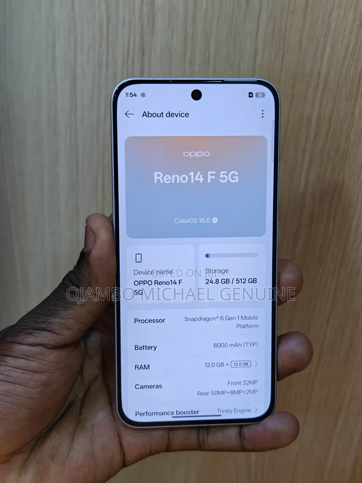 Oppo Reno14 F 512 GB White