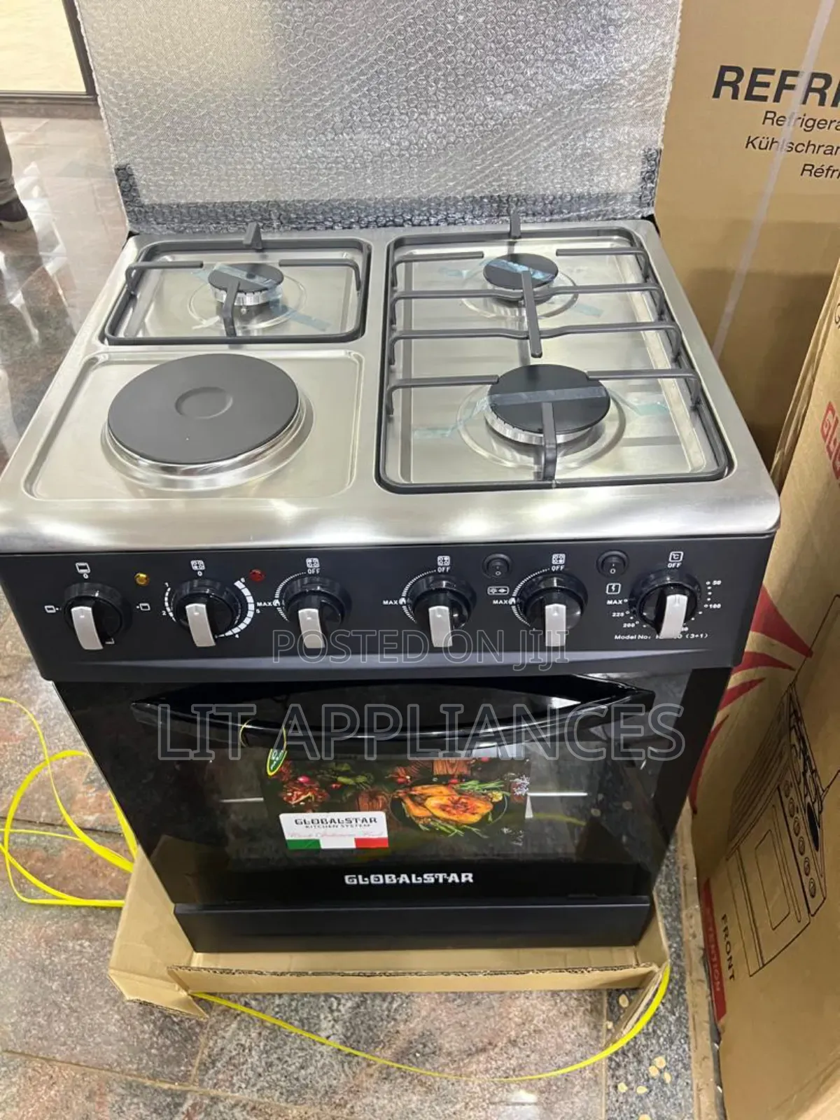 50*60 Globalstar Cooker With Timer Temperature and Chicken Rotisserie.