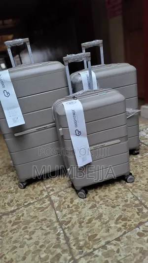 A Set of Three Gray Hand Language Bag for Unisex.