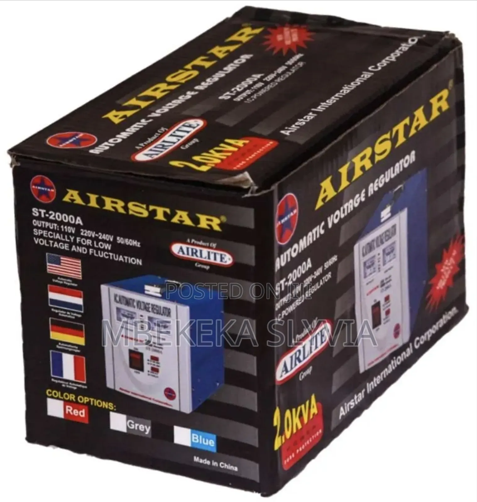 Automatic Regulator/Stabilizer 2000watts