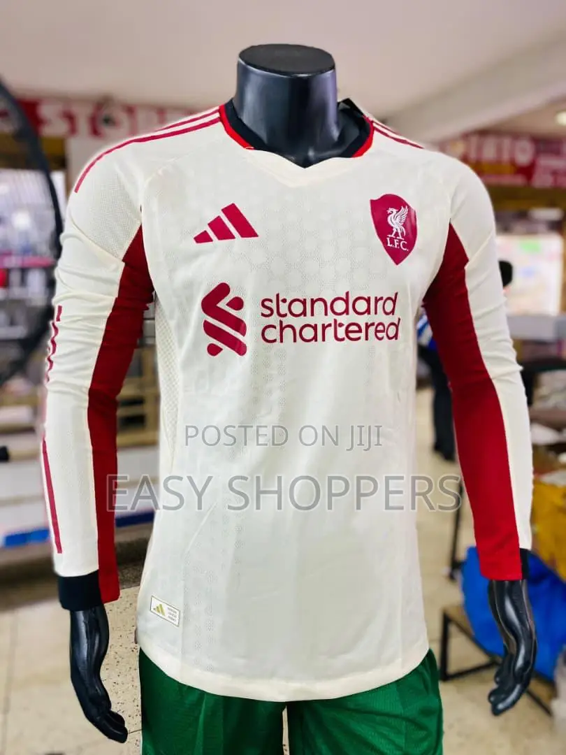 Liverpool Fc 25/26 Long Sleeve Away Authentic Jersey