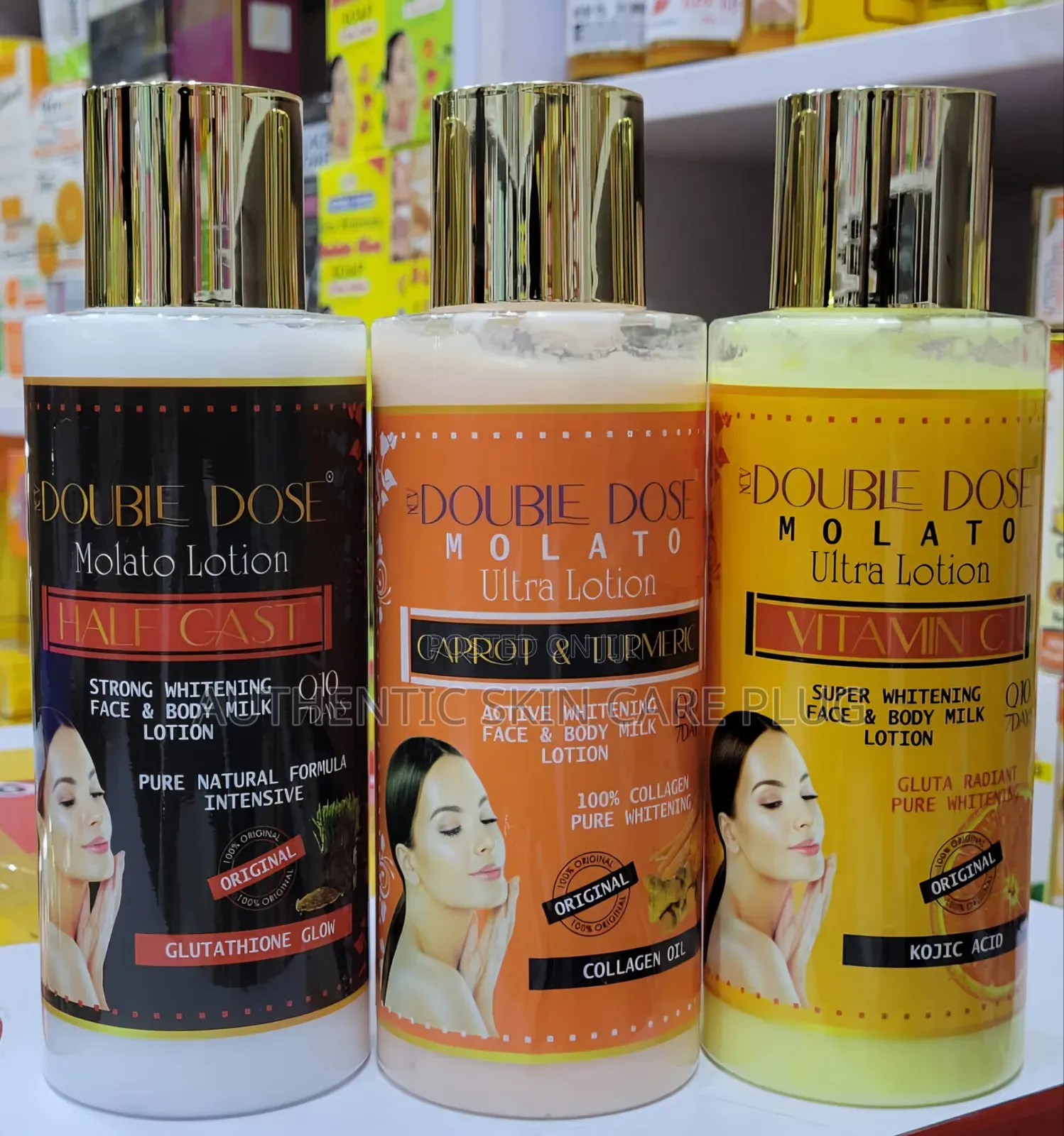 Double Doze Molato Ultra Whitening Halfcast Lotions