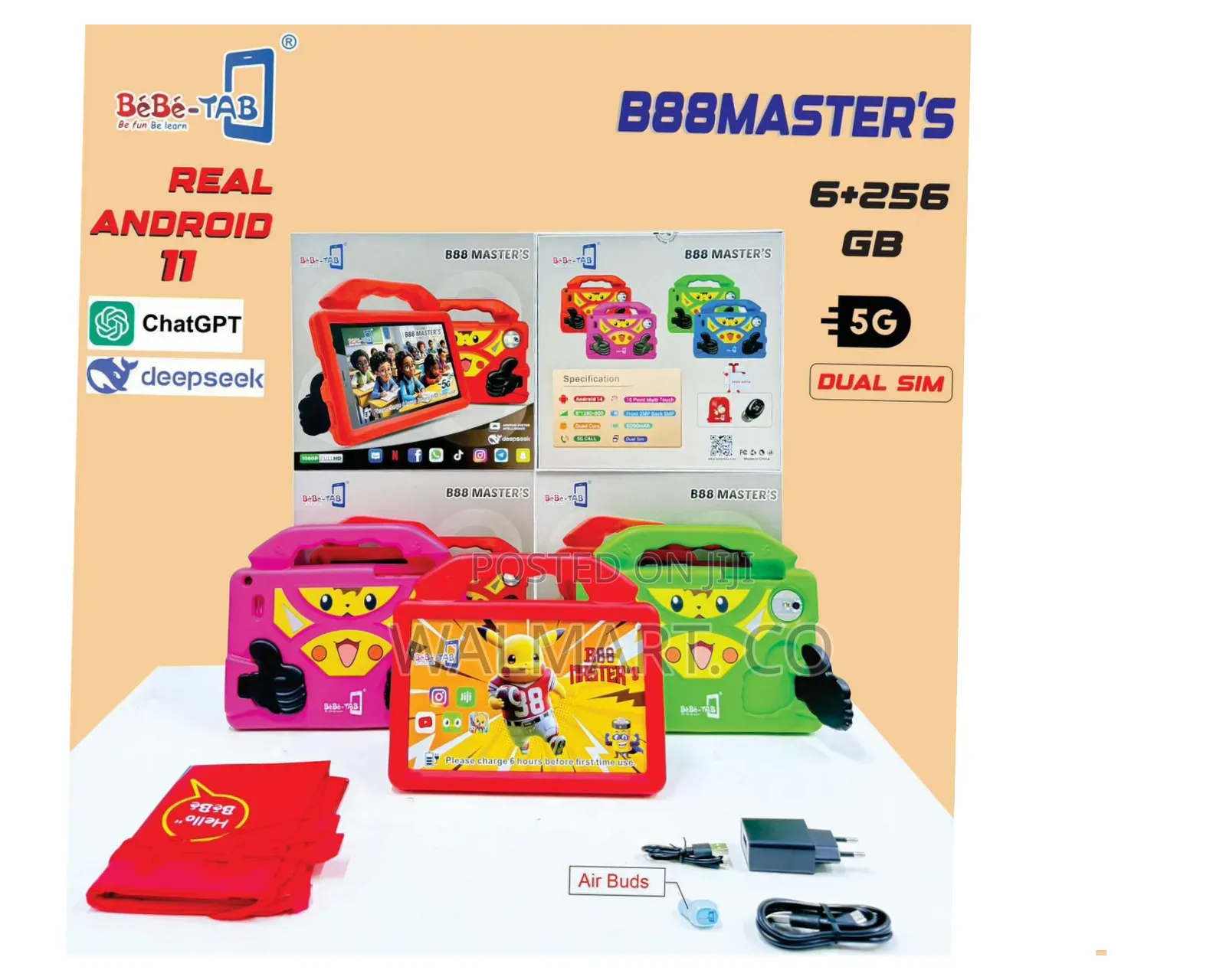 Bebe Tablet B88 Masters 8 Inches With Simcard