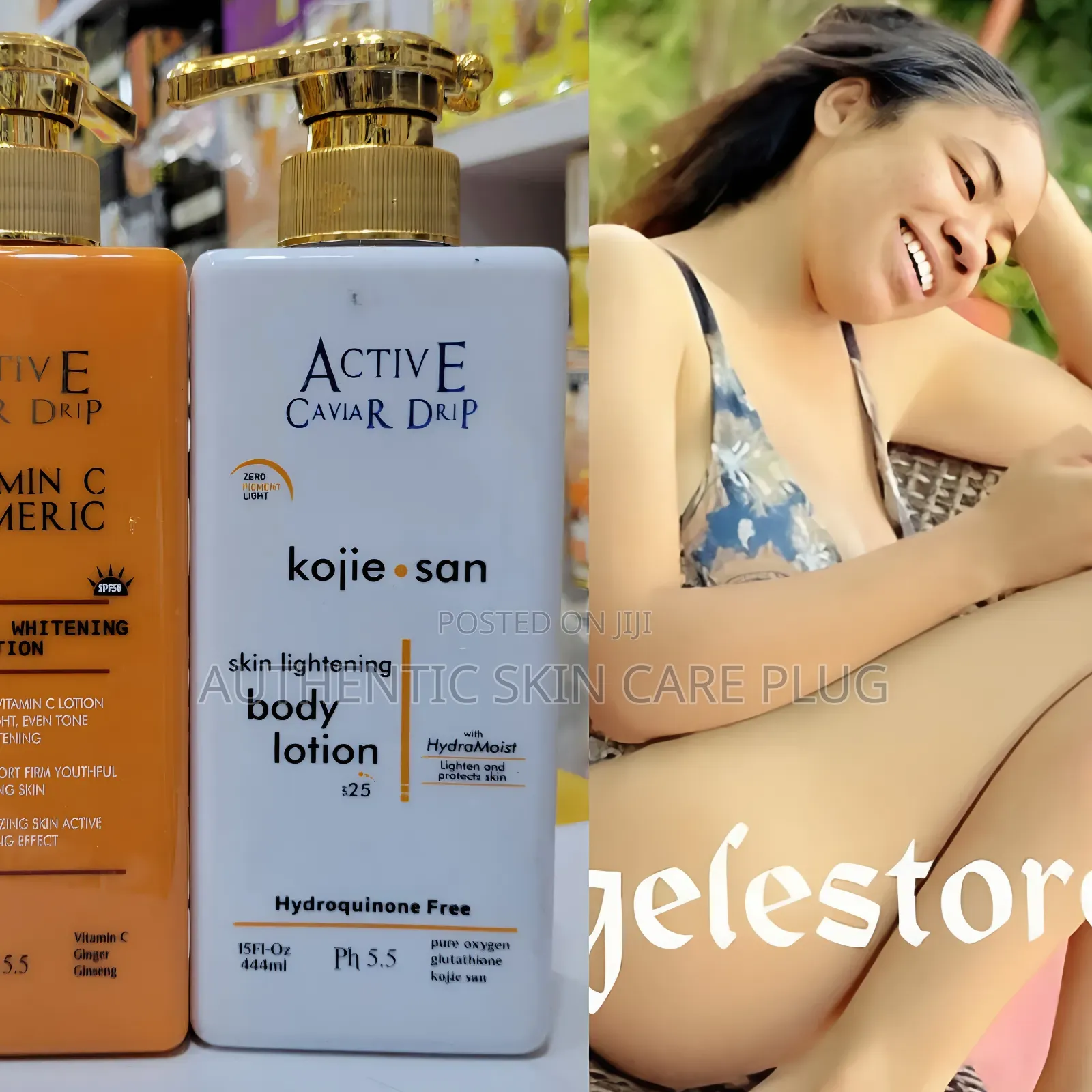 Active Caviar Drip Rapid Whitening Lotions With Spf50