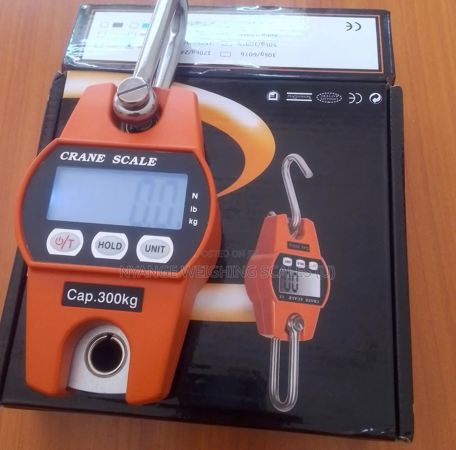 Crane Weighing Scale 300kg Digital Weigh Portable Weighing Scale