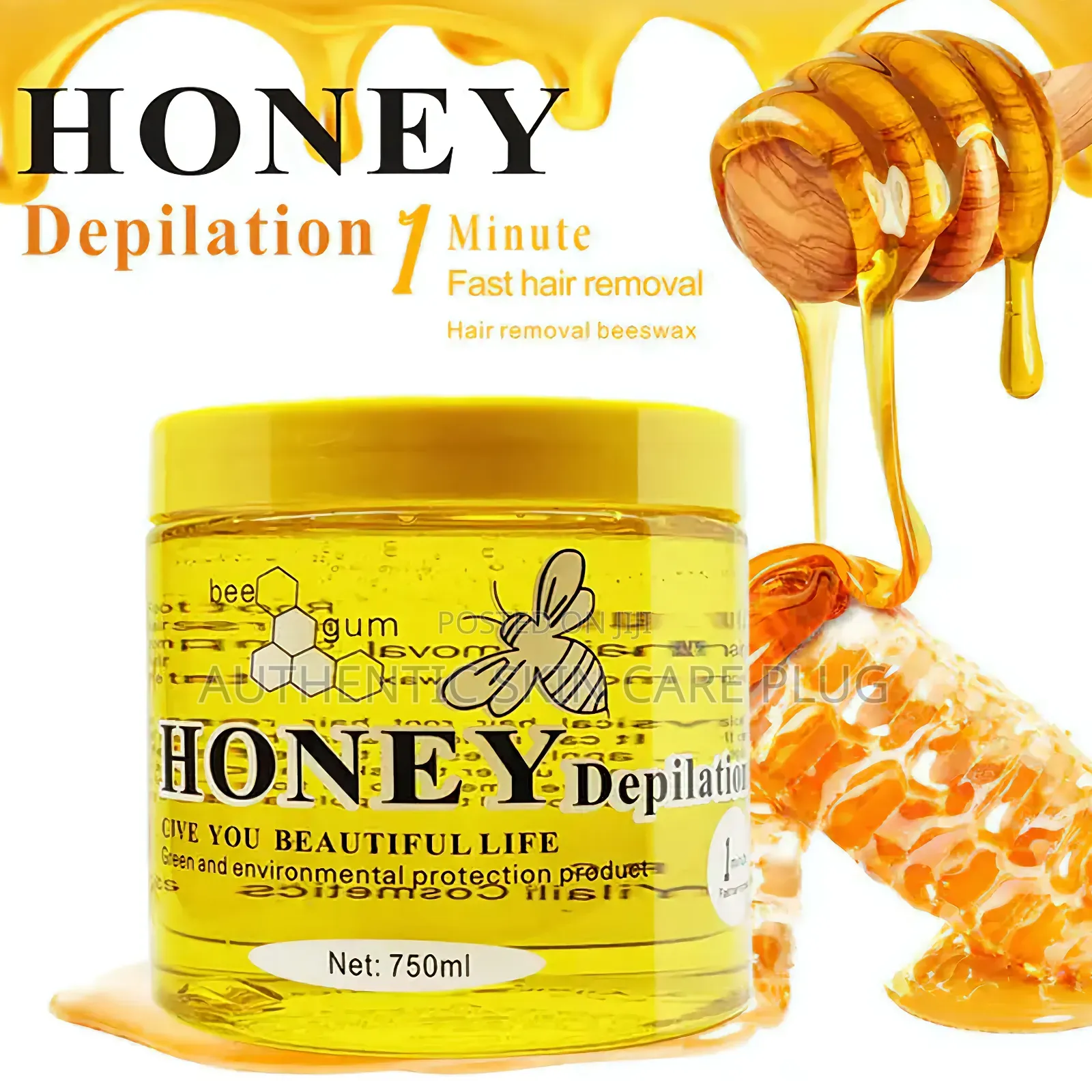 Honey Wax Hair Removal Beeswax Gel Minute Hair Removal Depilation