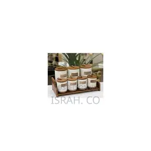 Kitchen Canister Set, 7-Piece Ceramic Kitchen Boxes