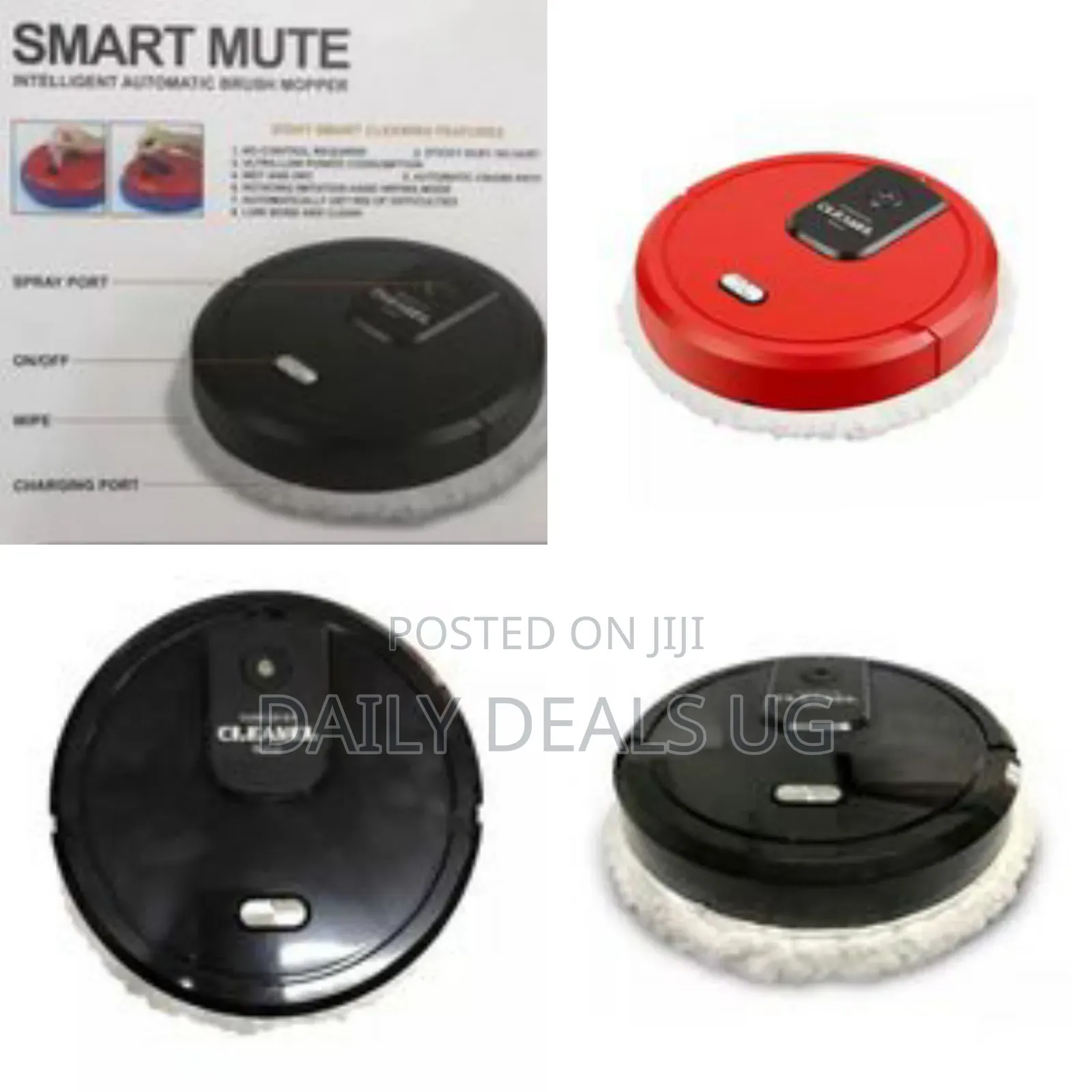 Other Smart Mute Automatic Brush Mopper Humidifier Cleanel Robot