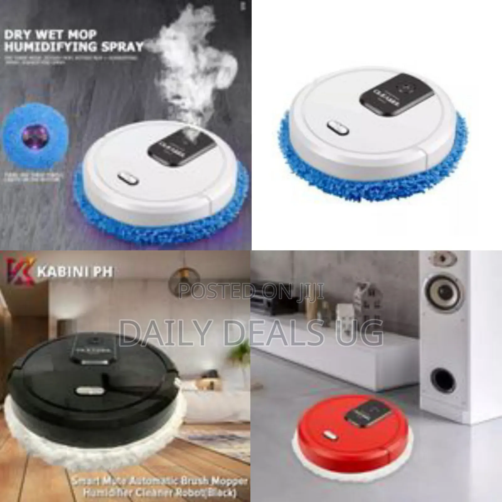 Other Smart Mute Automatic Brush Mopper Humidifier Cleanel Robot