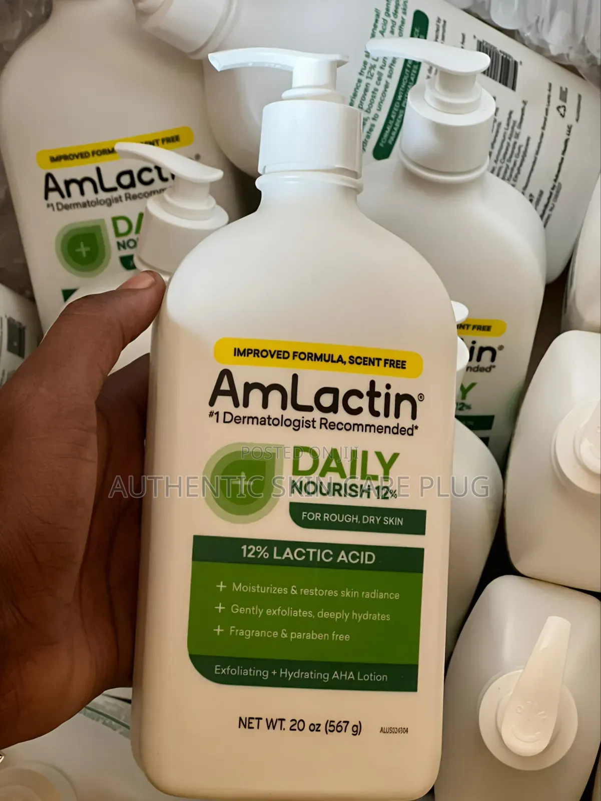Amlactin Daily Nourish Lotion With 12% Lactic Acid Clinical Proven