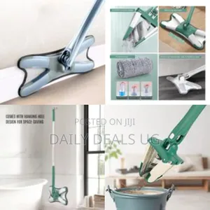 Spin Lazy Floor Mop X-Type Automatic Flat Squeeze Mop