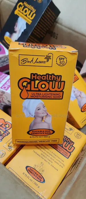 Healthy Glow Ultra Lightening Moisturizing Soap With Arbutin Collagen.