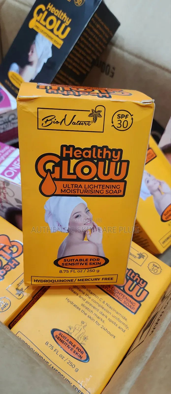 Healthy Glow Ultra Lightening Moisturizing Soap With Arbutin Collagen.