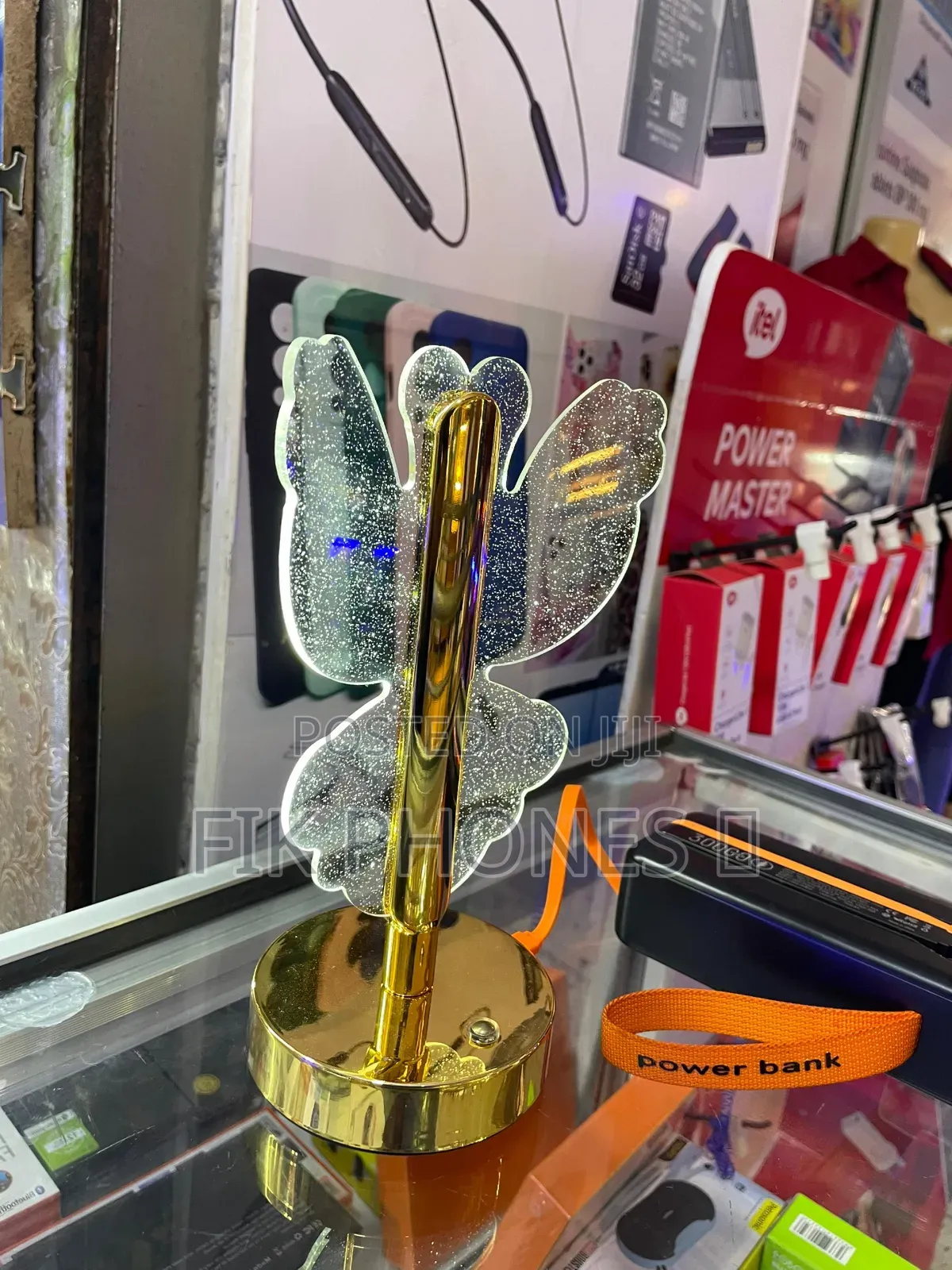 Golden Butterfly Led Table Lamp.