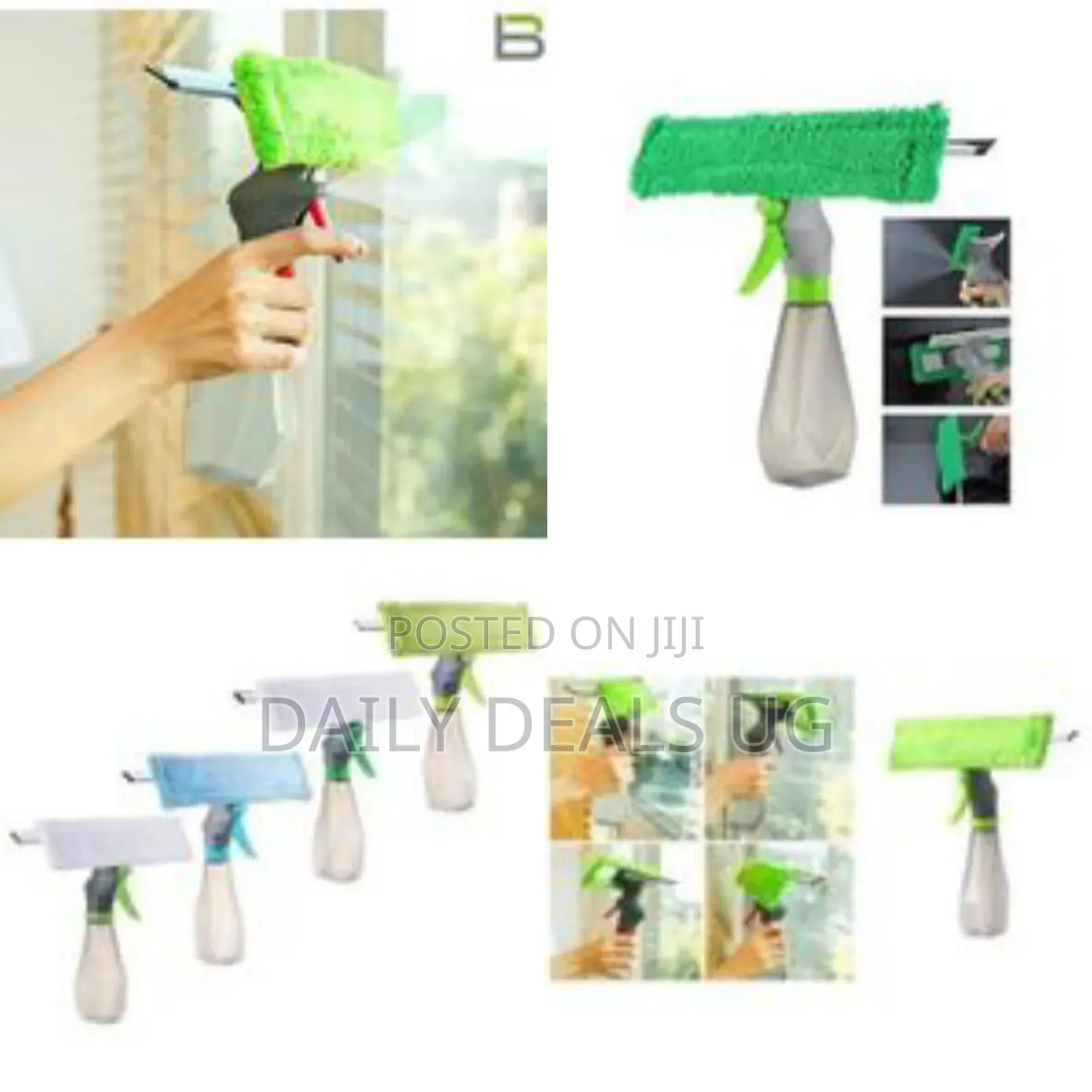 3 in 1 Glass Cleaner Spray Bottle Shave Car Window Cleaner