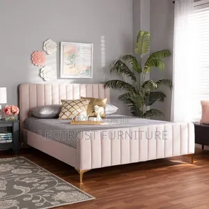 Offwhitee Bed in 5by6 Bed