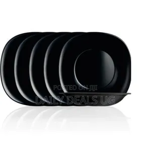 Luminarc 6 Pieces of Luminarc Deep Soup Plates Bowls,Black