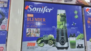 300w Sonifer Sf-8150, 2 In 1 Multifunctional Portable Electric Blender