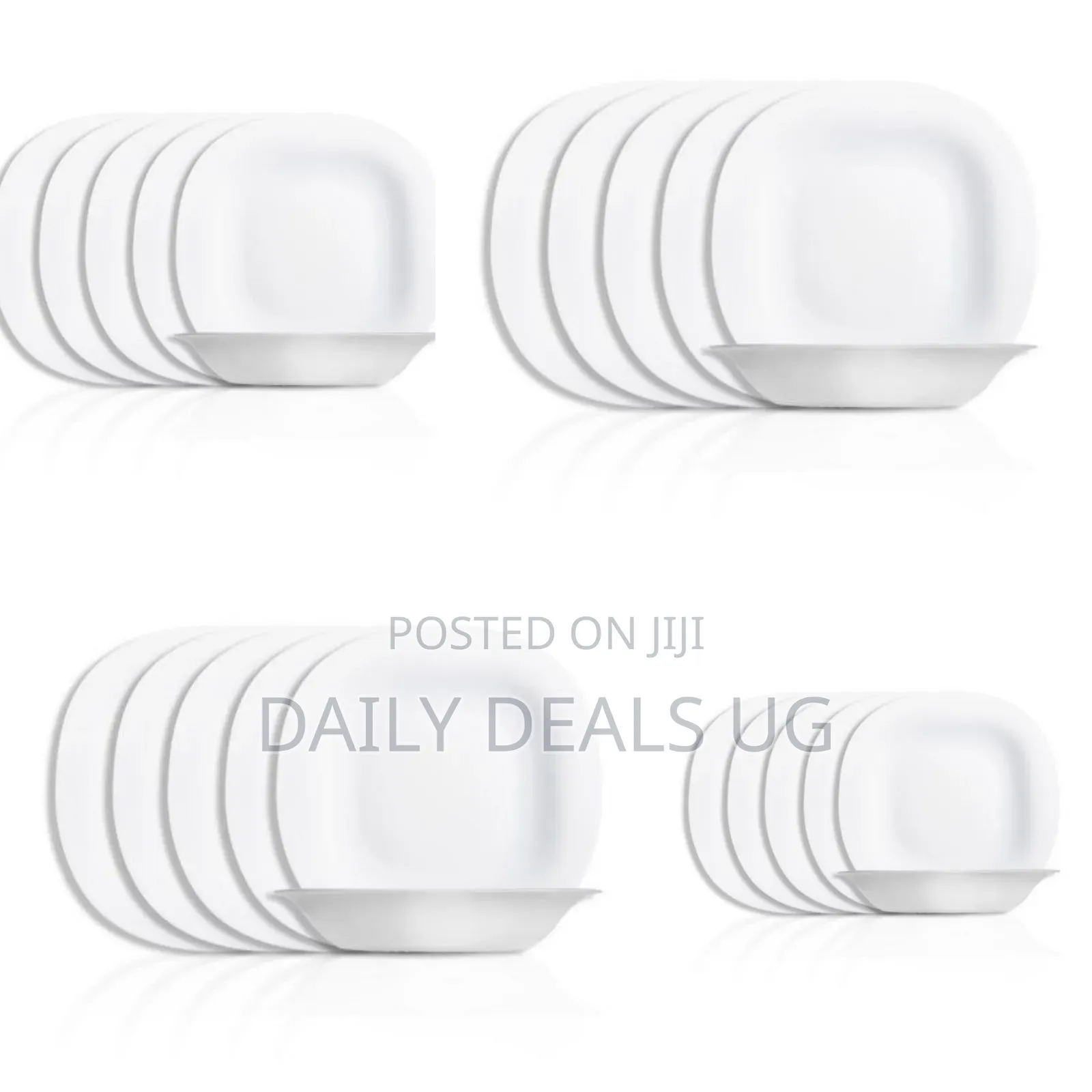 Luminarc 6 Pieces of Luminarc Deep Soup Plates Bowls,White