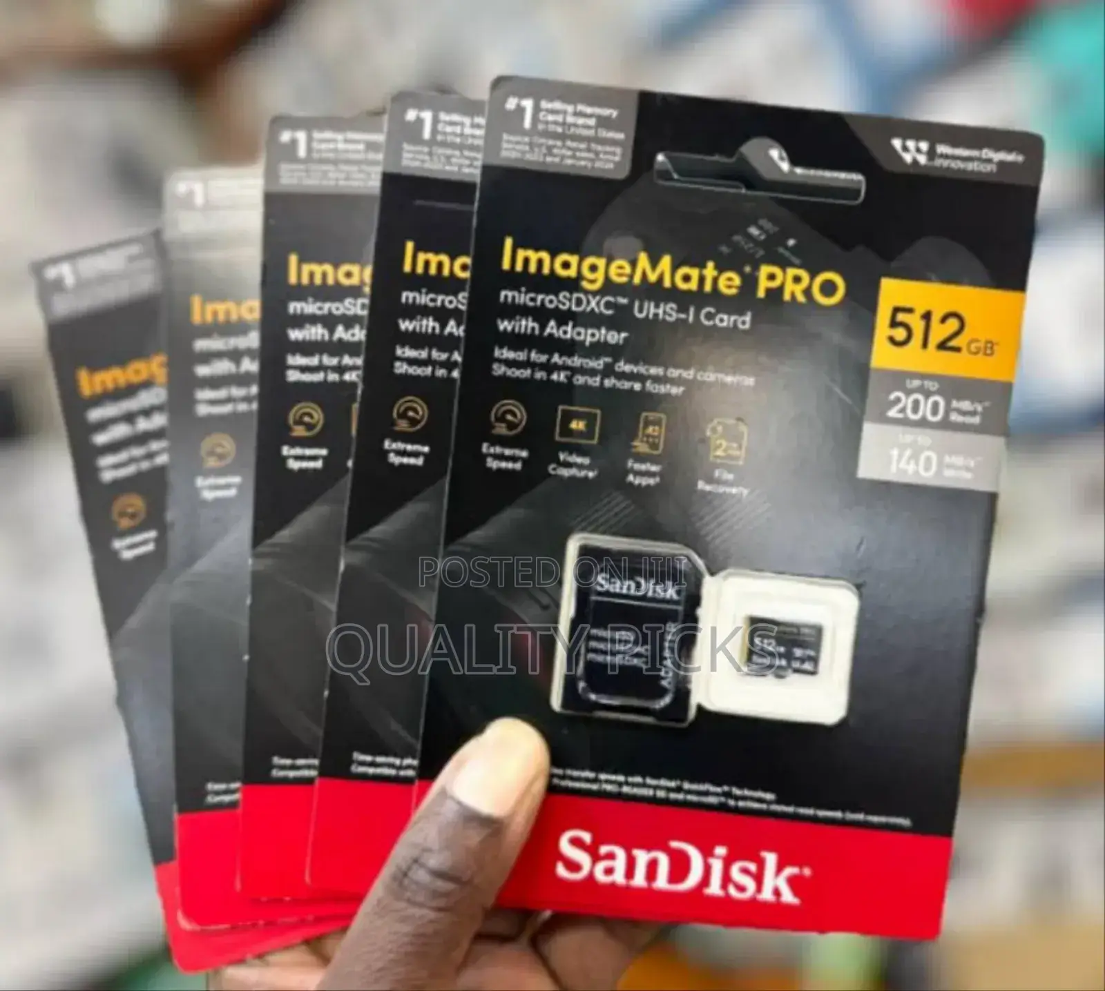Sandisk 512gb Imagemate Pro Microsdxc Memory Card ,
