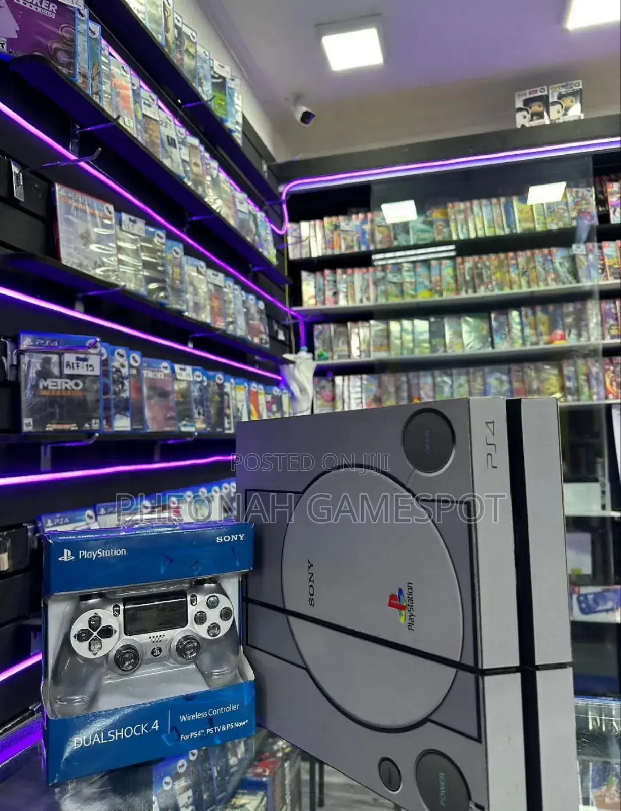 Playstation 4 Standard Ps4 With a Free Sticker. Free Games.