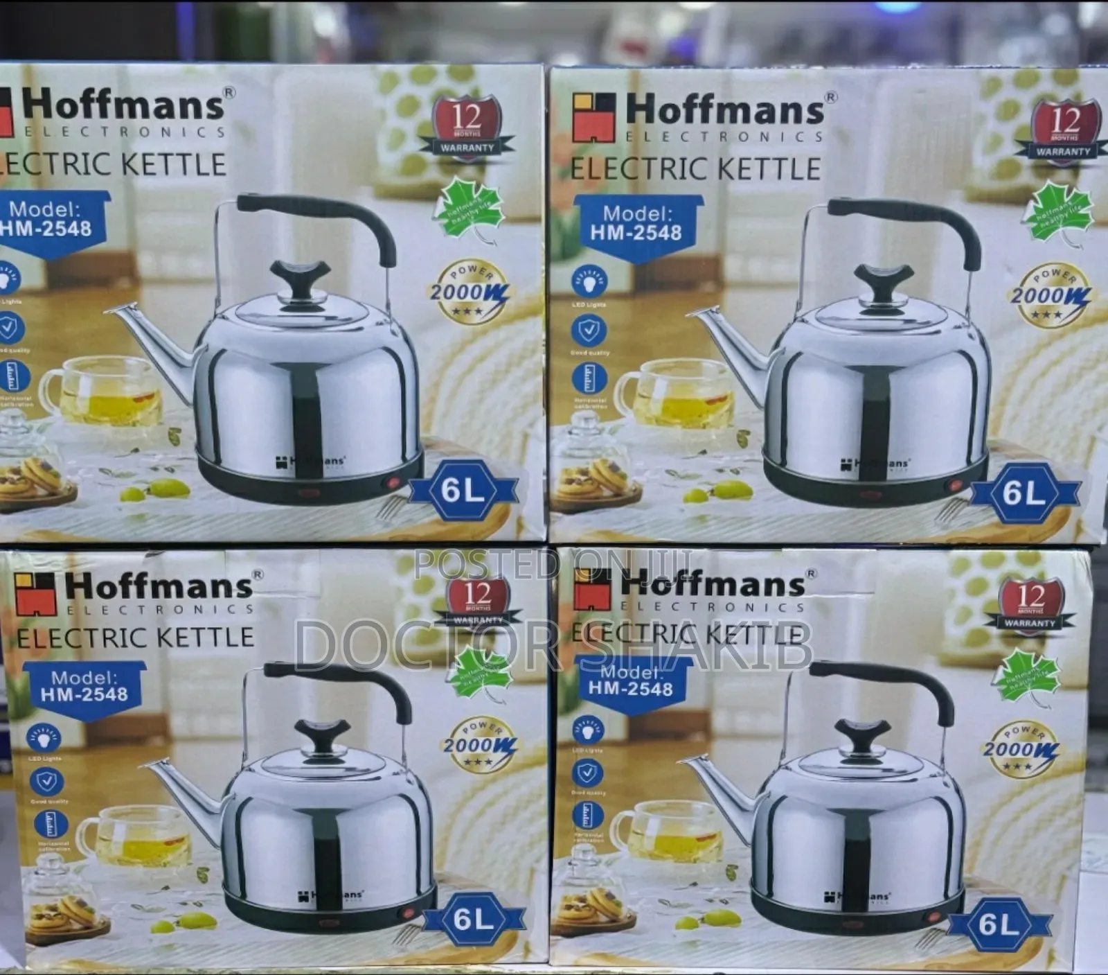 Quality Hoffmans Hm-2548 Electric Kettles.