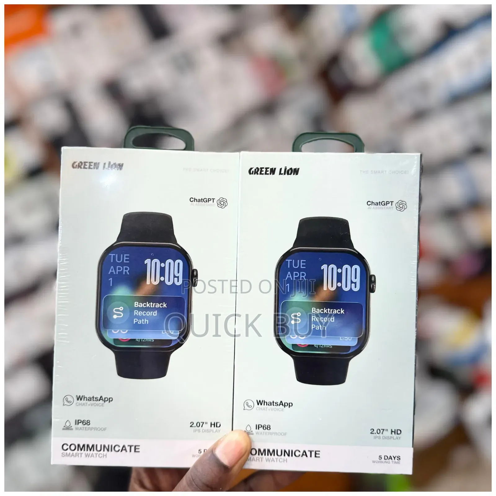 Green Lion Communicate Smart Watch With Whatsapp Chat Voice
