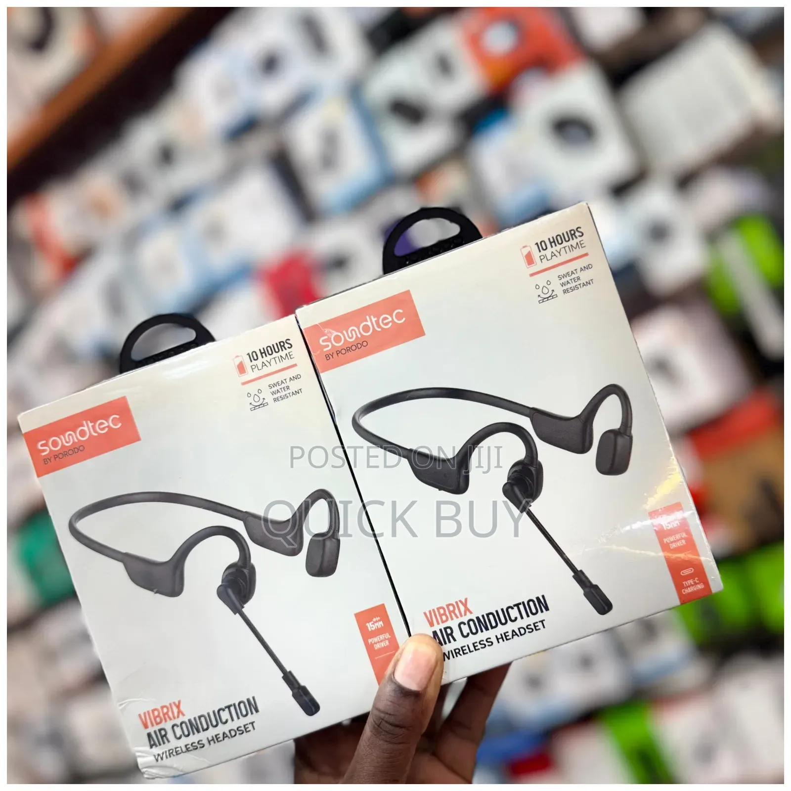 Porodo Vibrix Air Conduction Wireless Headset